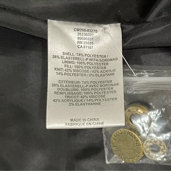 Pendleton Men's Cody Puffer Vest Medium NWT Journey West Black Blue Geo Print - Picture 14 of 16